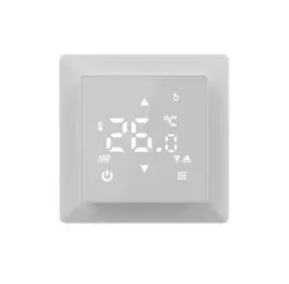 Thermostat for electric underfloor heating E650i white