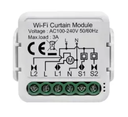 Viedais WIFI kontrolieris aizkariem — 1 kanāla versija, 3 A